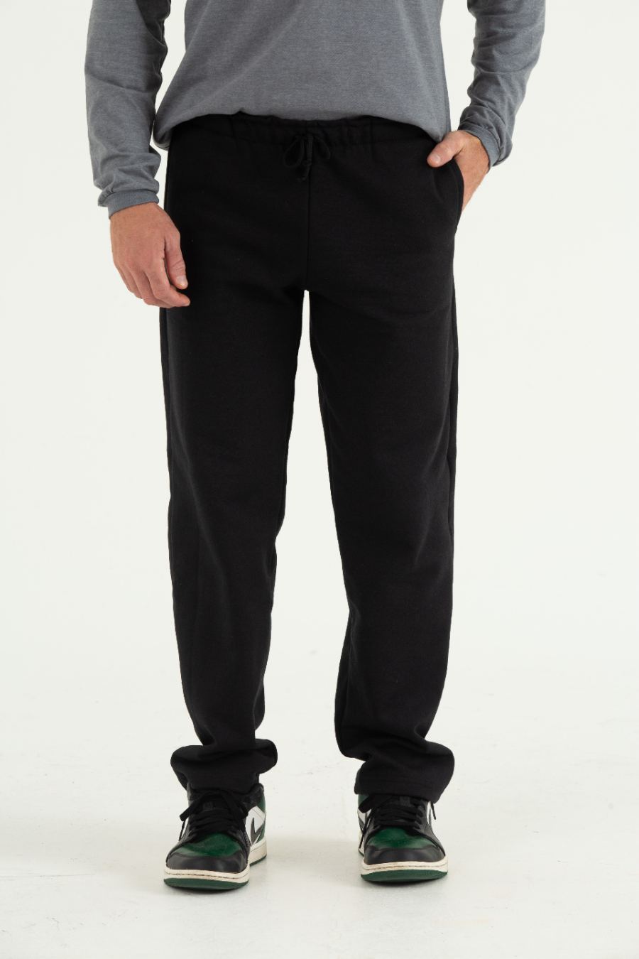 Calça Moletom Bainha Preto