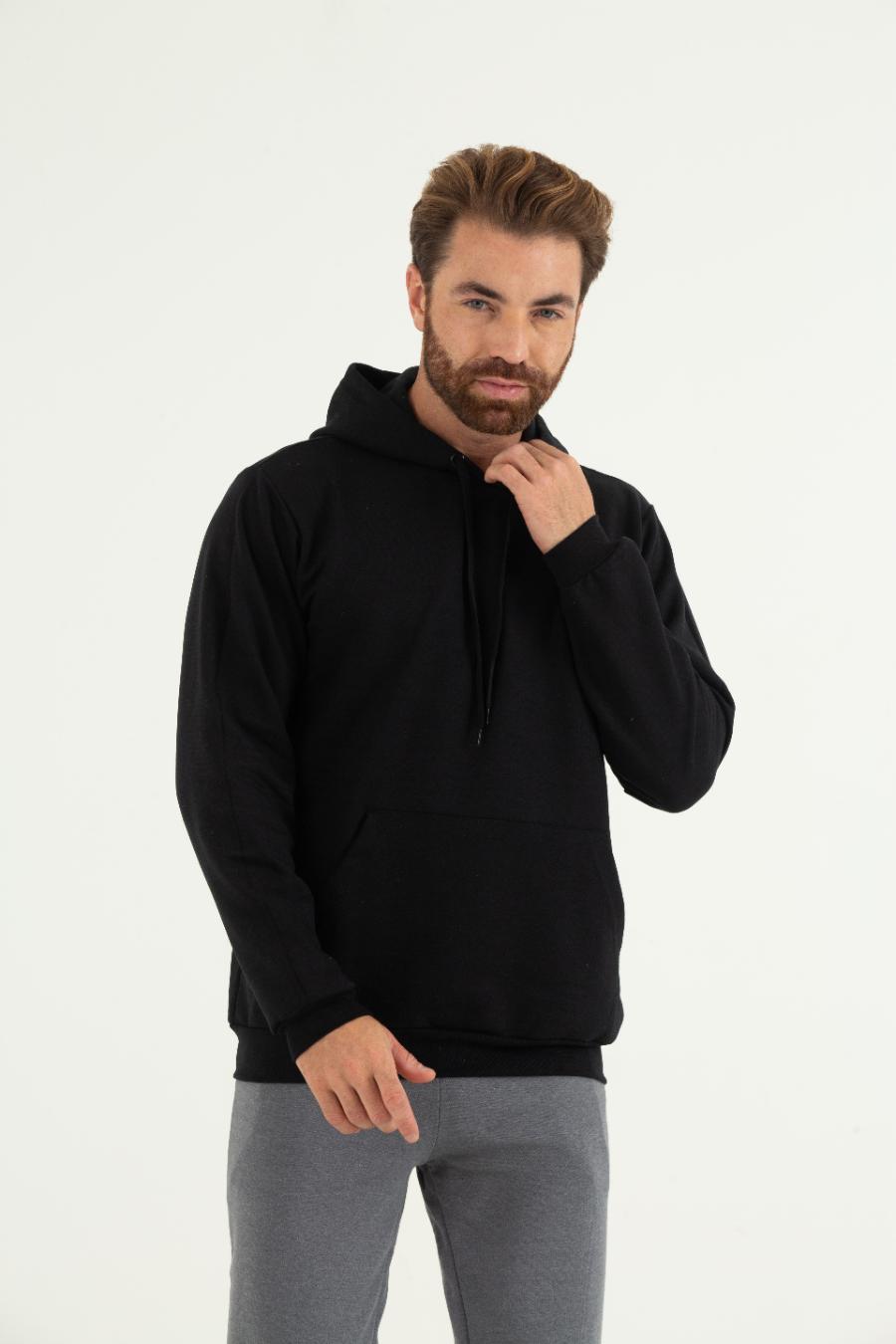 Moletom Canguru Preto